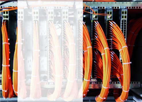 photograph of computer parts